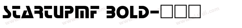 StartUpMF Bold字体转换